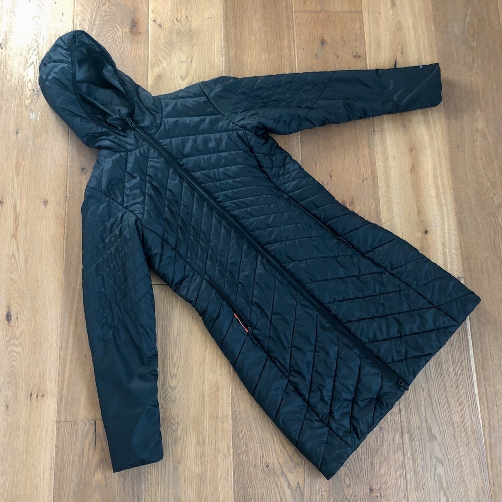 Icebreaker Merino Wool/Down Hooded 3/4 length Coat